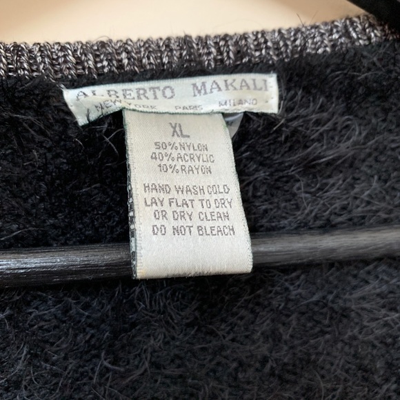 Fuzzy black sweater - Picture 3 of 4